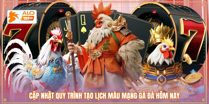 Cập nhật quy trình tạo lịch màu mạng gà đá hôm nay